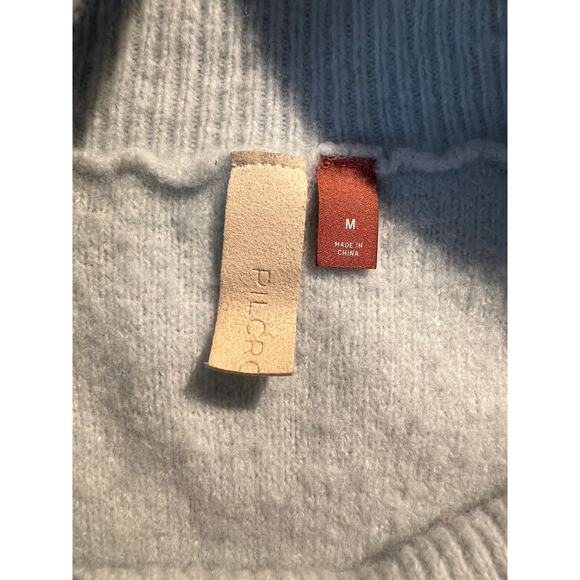 Anthropologie Pilcro Sweater Cowl Neck Pullover Snowy Winter Cozy Slouchy Wool - Picture 4 of 5